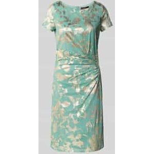 Vera Mont - Cocktailjurk - Licht Blauw - Materiaalmix met Stretch