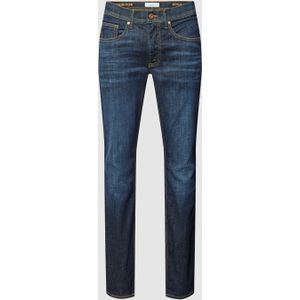 Slim fit jeans met contrastnaden, model 'CHRIS'