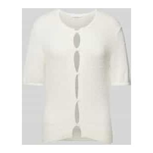 Gebreid jack met 1/2-mouwen, model 'Dorla'