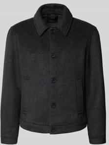 Jack & Jones Premium - Overhemdjack - Materiaalmix met Lanawol - Regular Fit