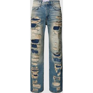 Jeans in used-look in 5-pocketmodel