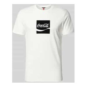 T-shirt met labelprint