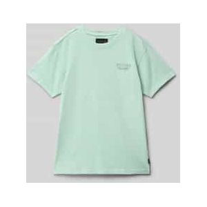 T-shirt met labelprint