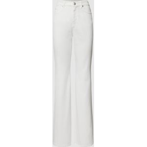 Bootcut mid-rise jeans met stretch