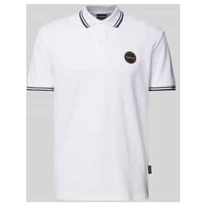 Regular fit poloshirt met labelbadge, model 'MACAS'