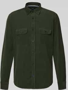 OLYMP - Casual - Groen - Overhemd - Regular Fit - Kentkraag