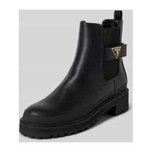 Chelsea boots met logo-applicatie, model 'BENSLY'