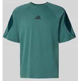 T-shirt met labelprint