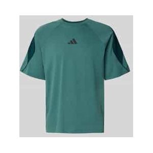 T-shirt met labelprint