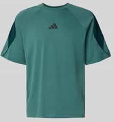 T-shirt met labelprint