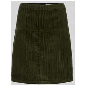 Corduroy rok met deelnaad