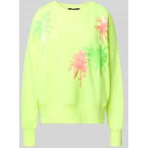 Relaxed fit sweatshirt met ronde hals