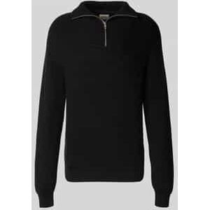 Gebreide pullover met ribboorden, model 'RIVER'