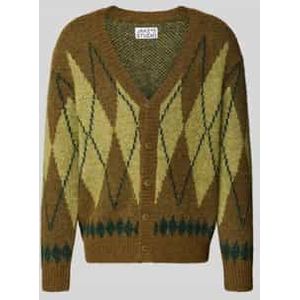 Gebreid jack met V-hals