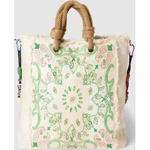 Tote bag met siergarnering