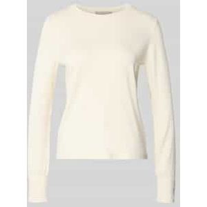 Gebreide pullover met ronde hals