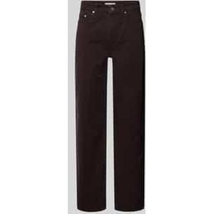 Straight leg jeans van puur katoen