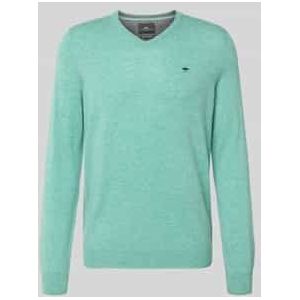 Fynch Hatton - 1514801 - Trui - V-hals - Klassieke Fijngebreide Pullover