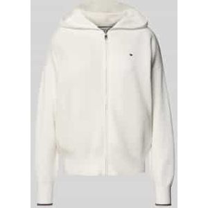 Regular fit cardigan van katoenmix