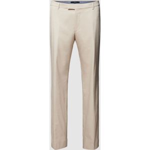 Slim fit pantalon met persplooien, model 'Blayr'