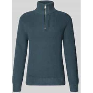 Gebreide pullover met schipperskraag