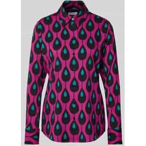 Overhemdblouse met knoopsluiting