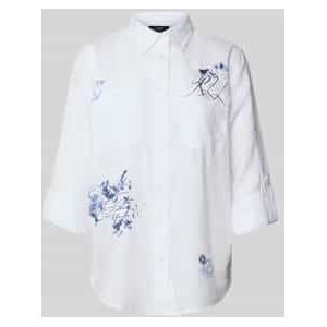 Overhemdblouse met knoopsluiting, model 'RIMNAN'