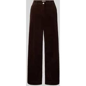 Corduroy broek met wijde pijpen, model 'Cordy'