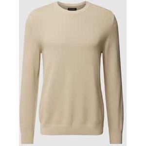 Gebreide pullover met labeldetail