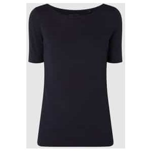 Marc OPolo Dames T-shirt - Biologisch Katoen - Blauw (Manic Midnight)