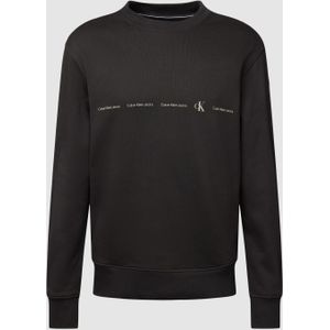 Sweatshirt met logoprint, model 'REPEAT'