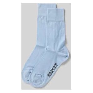 Sokken met labelprint in een set van 2 paar