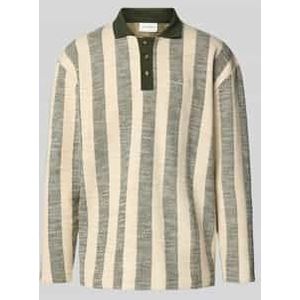 Gebreide pullover met labelstitching