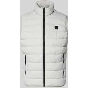 Regular fit bodywarmer met logopatch