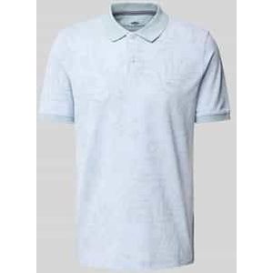 Fynch Hatton - 2-Tone AOP - Korte Mouw Poloshirt