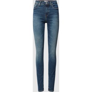 Slim fit jeans met labeldetails, model 'COMO'