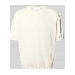 Regular fit gebreid shirt van een mix van katoen en linnen, model 'BERG SUN'