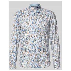 OLYMP - Casual - Overhemd - Wit - Regular Fit - Kentkraag