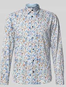 OLYMP - Casual - Overhemd - Wit - Regular Fit - Kentkraag