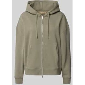 Oversized sweatjack met capuchon