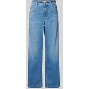 Wide leg jeans met verkort model, model 'AIMEE'