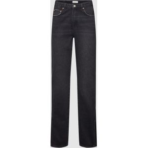 Straight fit jeans met pijpsplitjes