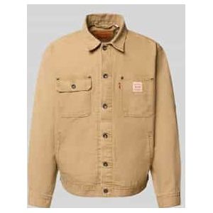 Relaxed fit overhemdjack met borstzakken