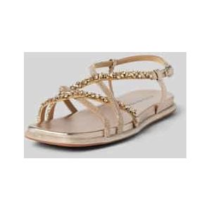 Sandalen met strass-steentjes