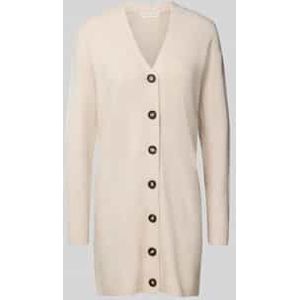 Relaxed fit cardigan met wol