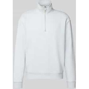 Sweatshirt met opstaande kraag