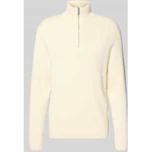 Gebreide pullover met schipperskraag