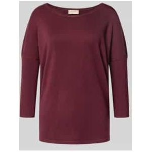 Gebreide pullover van viscosemix met 3/4-mouwen, model 'JONE'