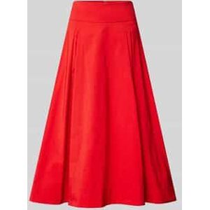 Midirok met stolpplooien, model 'Hosanna'