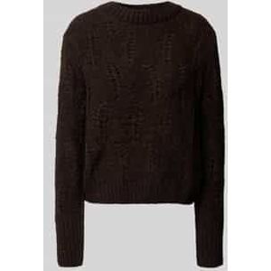 JOOP! - Kalma - Trui - Donkerbruin - Lange Mouw